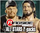 ALL STAR 2-PACKS WWE TOY WRESTLING ACTION FIGURES BY MATTEL