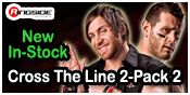 CROSS THE LINE 2-PACKS 2 TNA WRESTLING ACTION FIGURES BY JAKKS PACIFIC