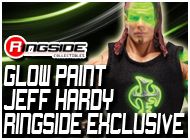 GLOW PAINT JEFF HARDY TNA TOY WRESTLING ACTION FIGURES BY JAKKS PACIFIC