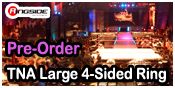 TNA LARGE 4-SIDED RING TNA WRESTLING ACTION FIGURES BY JAKKS PACIFIC