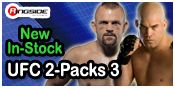 UFC DELUXE 2-PACKS 3 MMA ACTION FIGURES BY JAKKS PACIFIC