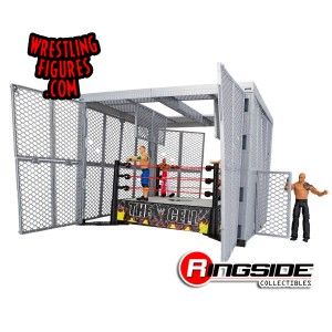 No one gets in and no one gets out of the Mattel WWE Hell in a Cell!
