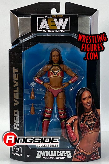 Red Velvet AEW Unmatched Series 5 Toy Wrestling Action Figure By