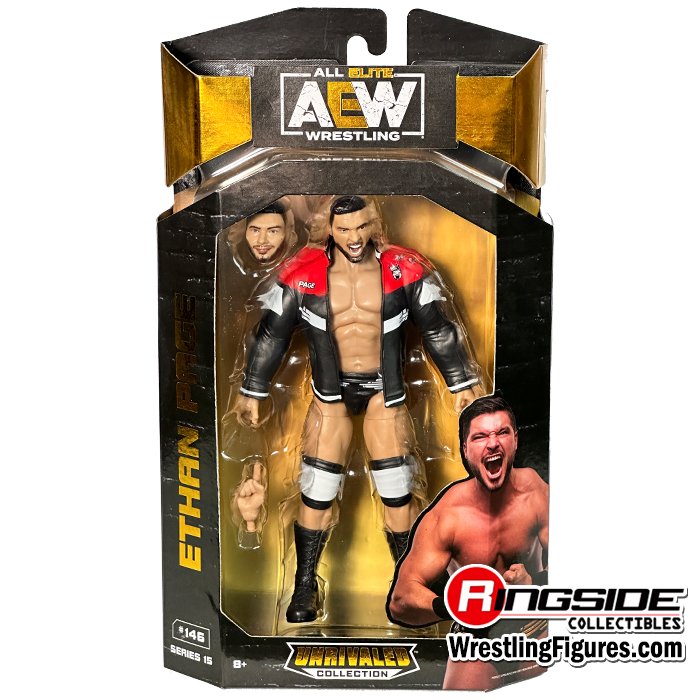 Ethan Page Aew Unrivaled Toy Wrestling Action Figure By Jazwares