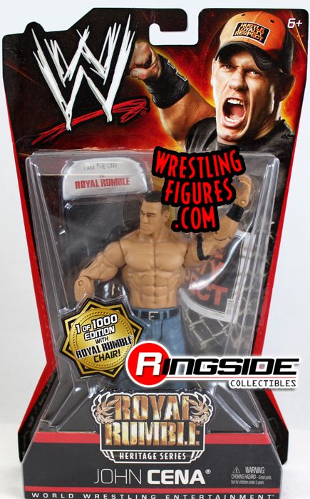 John Cena 1 Of 1000 Royal Rumble Heritage Ringside Collectibles