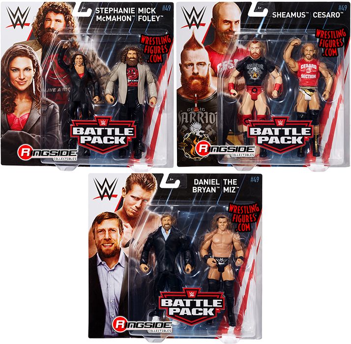Mattel WWE Battle Packs 49 MOC Images! | Ringside Figures Blog!