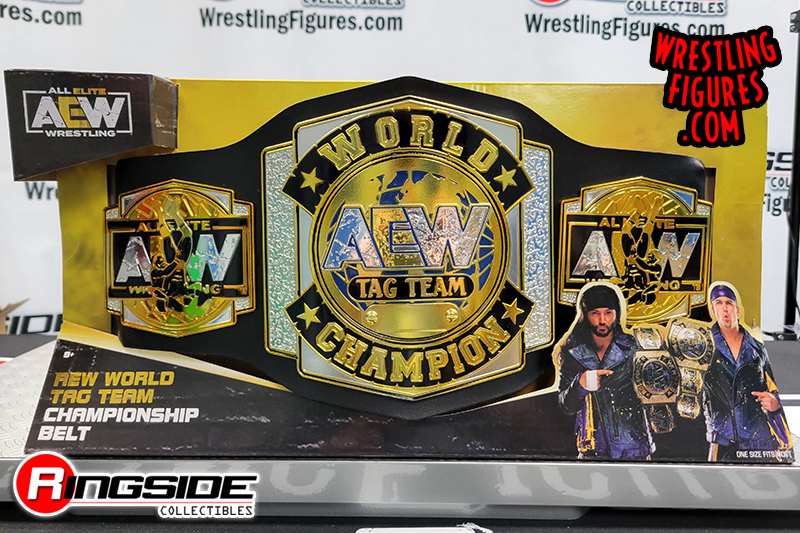 Kid Wrestling Tag - Size by AEW Team Jazwares! Belt Toy