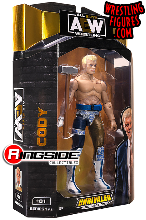 Cody Rhodes - (Variant) AEW Unrivaled 1B Toy Wrestling Action