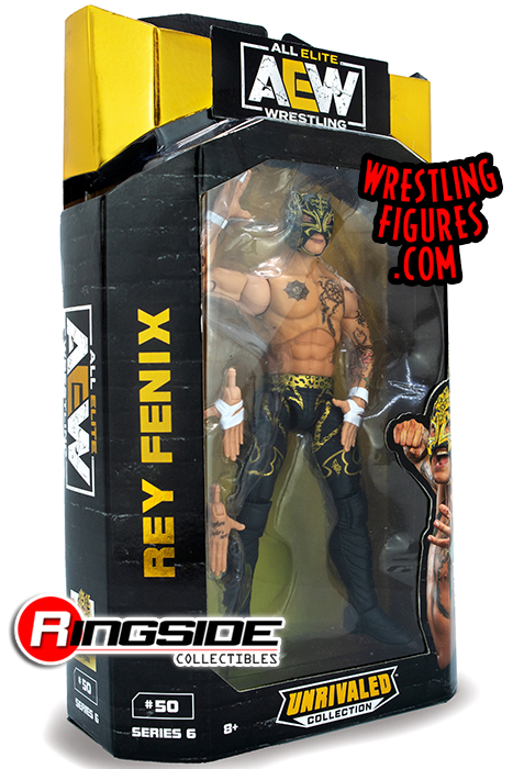 Rey Fenix - AEW Unrivaled 6 Toy Wrestling Action Figure by Jazwares!