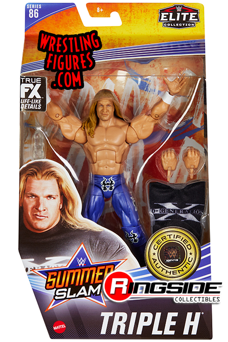 Triple H Hhh Purple Gear Wwe Elite 86 Wwe Toy Wrestling Action Figure By Mattel