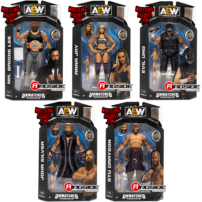 Set of 3 Doors for WWE & AEW Wrestling Action Figures - Figures