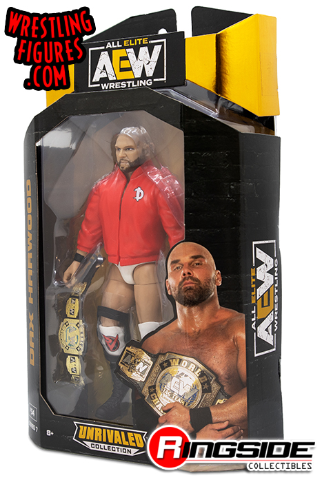 Dax Harwood (FTR) - AEW Unrivaled 7 Toy Wrestling Action Figure by