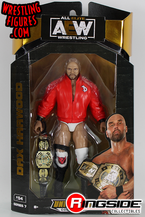 Dax Harwood (FTR) - AEW Unrivaled 7 Toy Wrestling Action Figure by