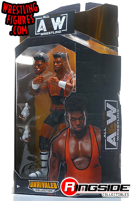 Powerhouse Hobbs - AEW Unrivaled 9 Toy Wrestling Action Figure by Jazwares!