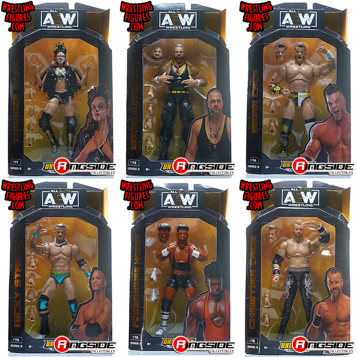 AEW Unrivaled Set Of AEW Toy Wrestling Action Figures By Wicked Cool