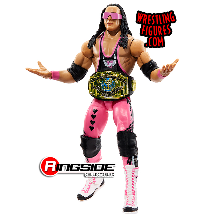 Damaged Packaging - Bret Hart (Pink Tights) - WWE Elite 94 | Ringside  Collectibles