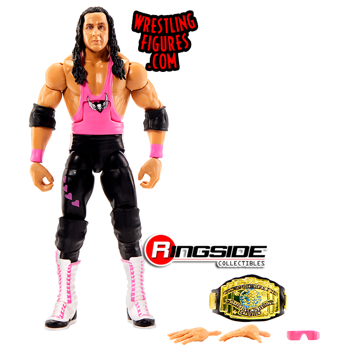 Chase Variant - Black Tights) Bret Hart - WWE Elite 94 WWE Toy