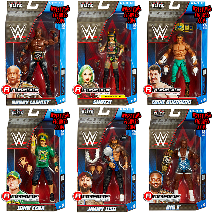 Wwe Elite 95 Complete Set Of 6 Wwe Toy Wrestling Action Figures By Mattel This Set Includes