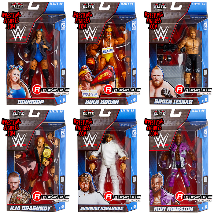 WWE Elite 96 - Complete Set of 6 WWE Toy Wrestling Action Figures by ...