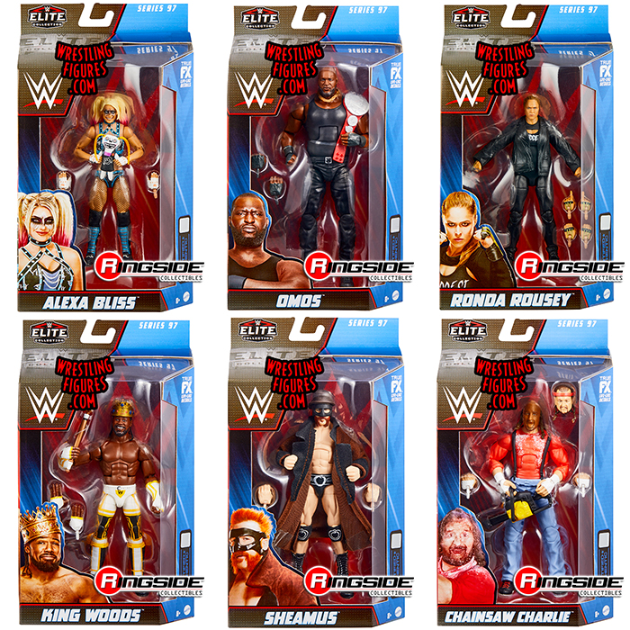 WWE Elite 97 - Complete Set of 6 WWE Toy Wrestling Action Figures by ...