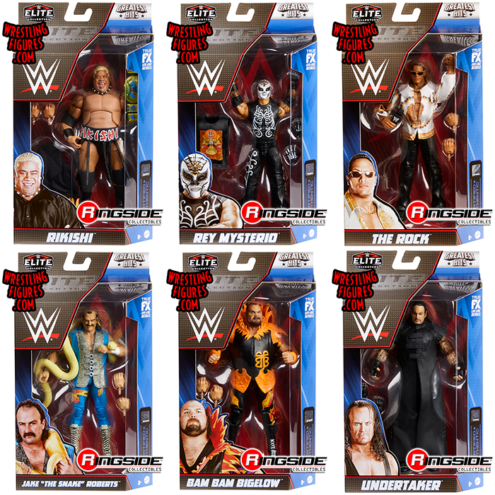 WWE Elite Greatest Hits 1 - Complete Set of 6 WWE Toy Wrestling Action ...