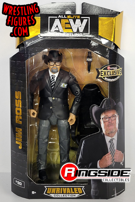 AEW UNRIVALED Jim Ross RSC Exclusive Figure Review 