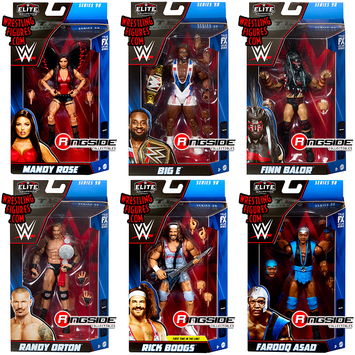 WWE Elite 98 - Complete Set of 6 WWE Toy Wrestling Action Figures by ...