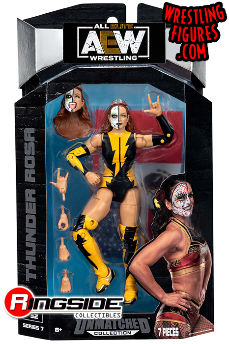 AEW UNMATCHED SERIES 7 HOOK & THUNDER ROSA FIGURE REVIEW! 