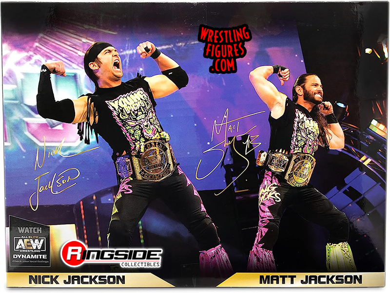  All Elite Wrestling AEW UNRIVALED 2 Pack - The Young Bucks -  6-Inch Matt Jackson and Nick Jackson Figures with Accessories, Multi -   Exclusive : Everything Else