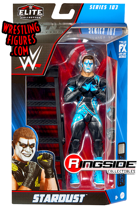 Chase Variant - Blue) Stardust (Cody Rhodes) - WWE Elite 103 Toy Wrestling  Action Figure by Mattel!
