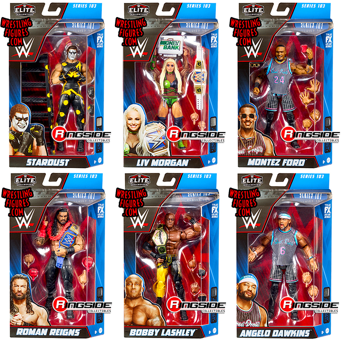 WWE Elite 103 - Complete Set of 6 WWE Toy Wrestling Action Figures by ...