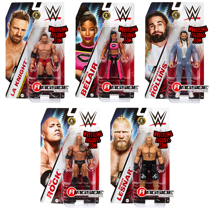 WWE Series 141 Toy Wrestling Action Figures by Mattel! This set ...