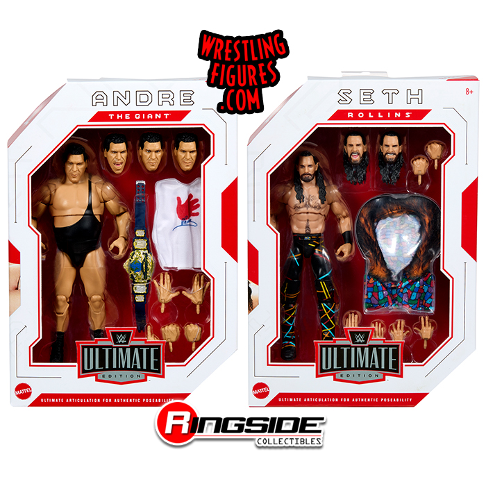 Wwe Ultimate Edition 17 Complete Set Of 2 Toy Wrestling Action Figures By Mattel This Set