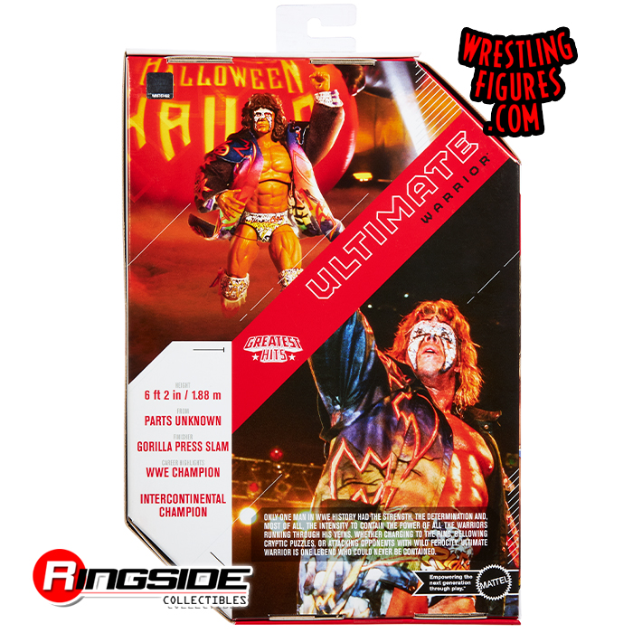 Ultimate Warrior - WWE Best of Ultimate Edition 2 Toy Wrestling Action  Figure by Mattel!