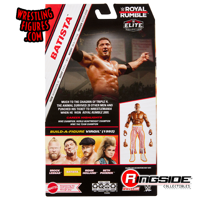 Batista - WWE Elite Royal Rumble 2024 WWE Toy Wrestling Action