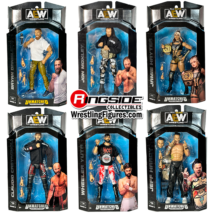 AEW Unmatched Series 9 Toy Wrestling Action Figures by Jazwares! This ...