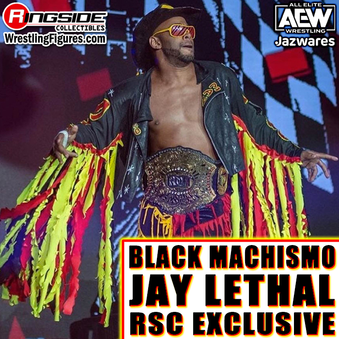 Shop Black Machismo Jay Lethal - AEW Ringside Exclusive