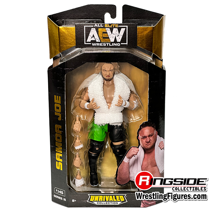 Samoa Joe - AEW Unrivaled 15 Toy Wrestling Action Figure by Jazwares!