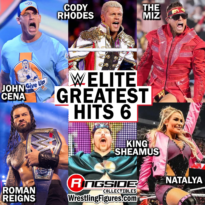 WWE Elite Greatest Hits 6 - Complete Set of 6 Toy Wrestling Action ...