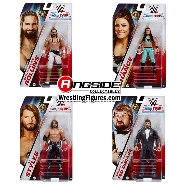 WWE Main Event 147 Toy Wrestling Action Figures by Mattel! This