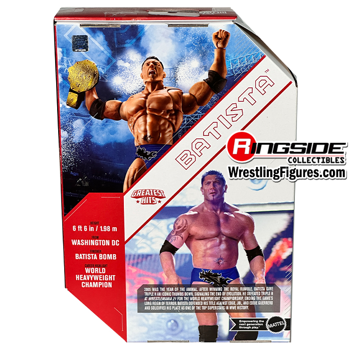 (Variant Red Packaging) Batista - WWE Best of Ultimate Edition 4 Toy ...