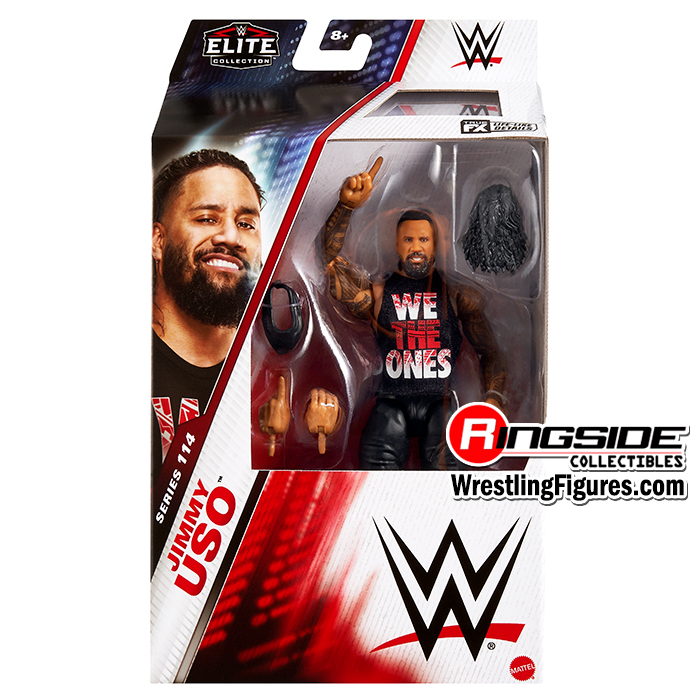 Jimmy Uso (Black Gear) - WWE Elite 114 Toy Wrestling Action Figure by Mattel !