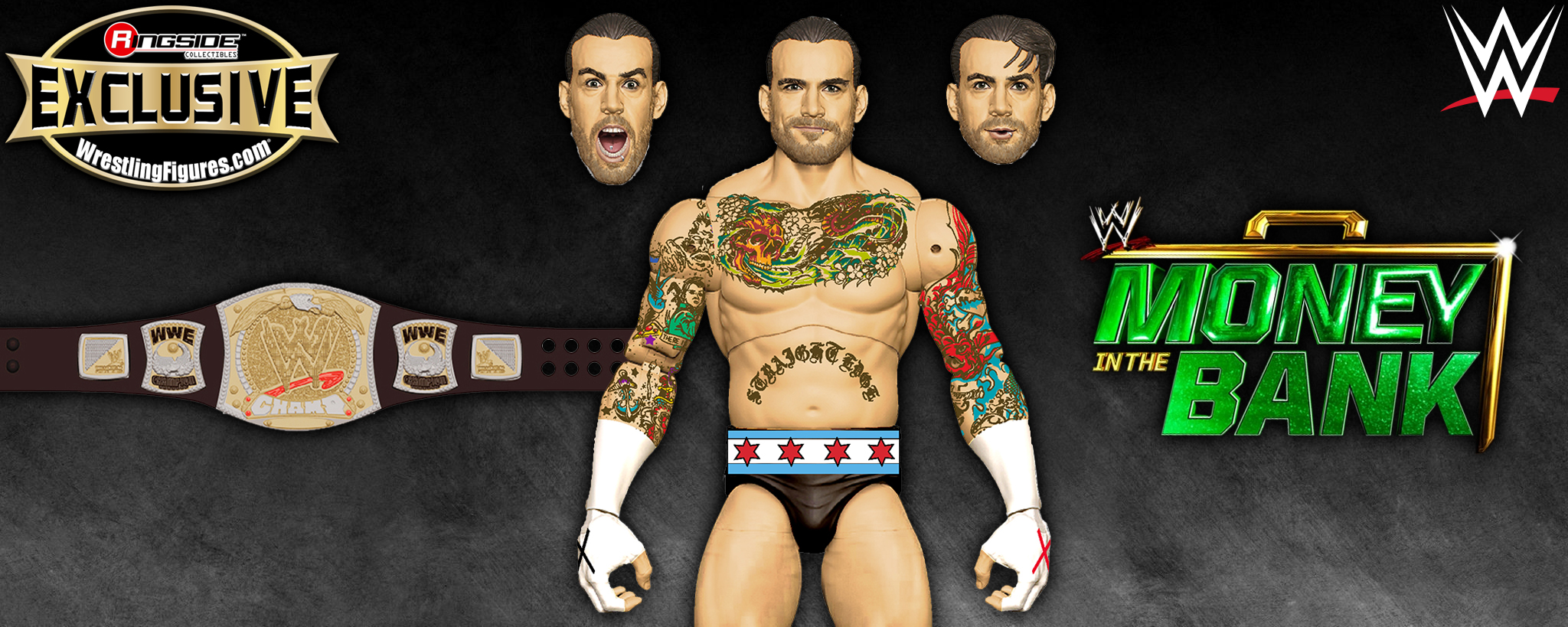 CM Punk WWE Ultimate Edition Ringside Exclusive