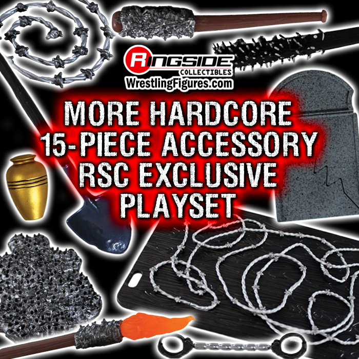 Shop More Hardcore 15-Piece Accessory Playset - Ringside Exclusive