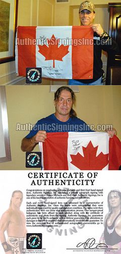 Bret Hitman Hart Calgary Hitmen Autographed Reebok Premier CHL