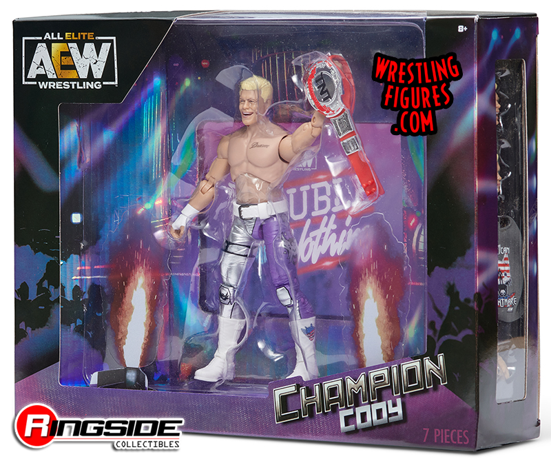 TNT Champion Cody Rhodes - AEW Ringside Exclusive Toy Wrestling