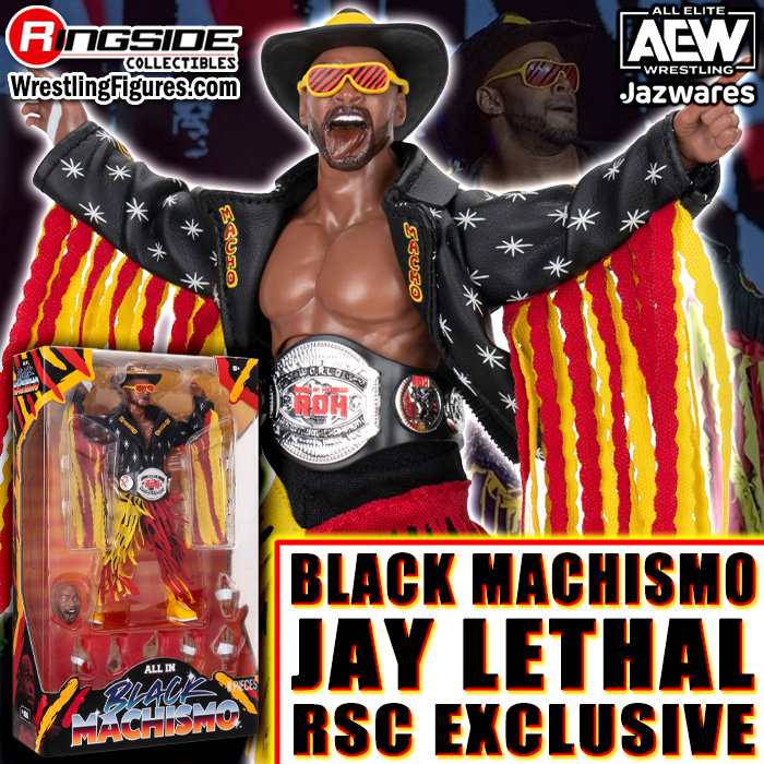 Shop Black Machismo Jay Lethal - AEW Ringside Exclusive Now