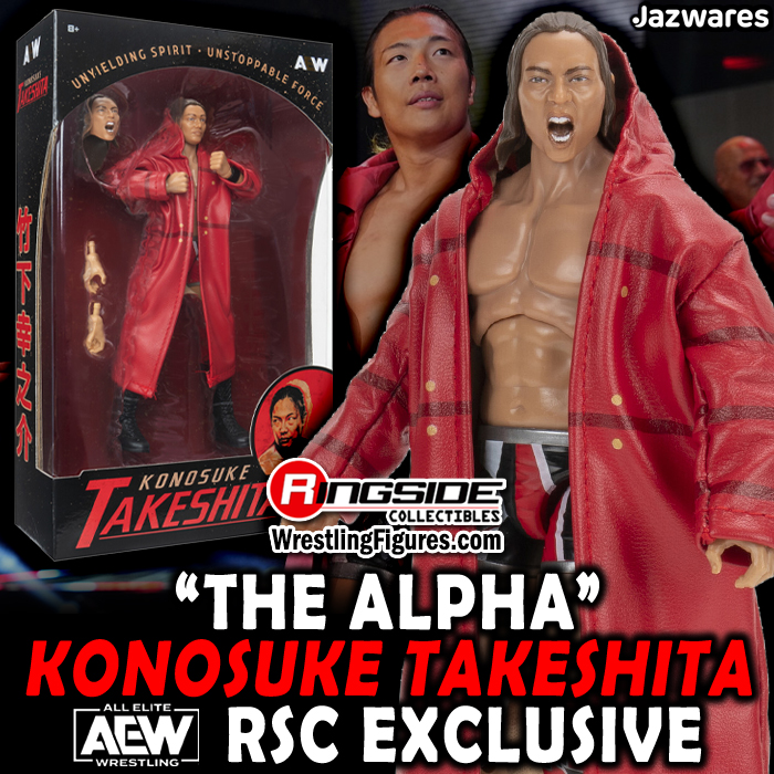 Shop Konosuke Takeshita (The Alpha) - AEW Ringside Exclusive Now