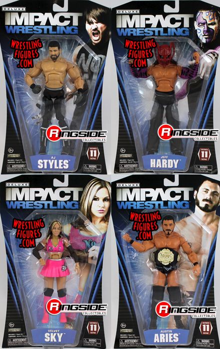 TNA Deluxe Impact 11 - Complete Set of 4 | Ringside Collectibles