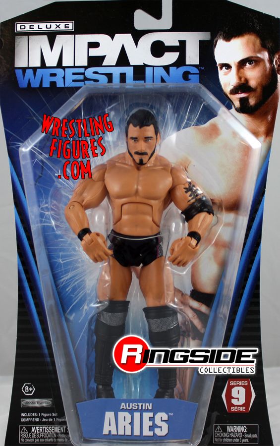 Austin Aries - TNA Deluxe Impact 9 TNA Toy Wrestling Action Figure